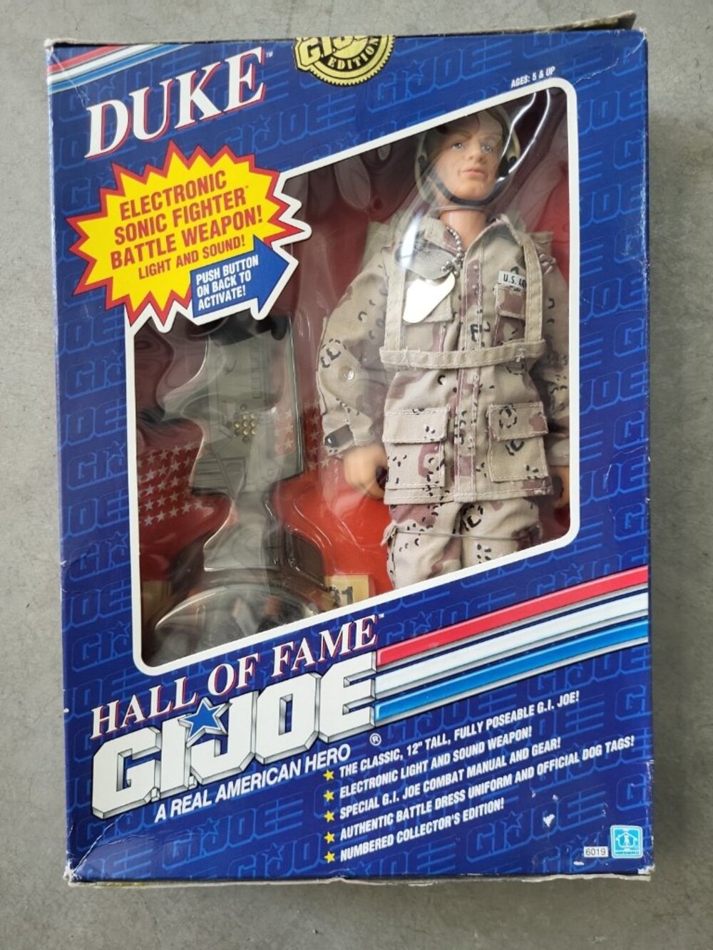 GI Joe 12" DUKE ACTION FIGURE Hasbro 1991 Hall Of Fame USA 🇺🇸 NIB NEW SEALED